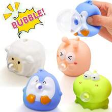 1/2/4/12PCS Cute Squish Fidget Toys, Squeeze Toys Pop Up, Animal Spit Bubbles Stress Relief Toy, Squishies Toys For Kids And Adults, Party Favors, Goodie Bag Stuffers And Stocking Stuffers