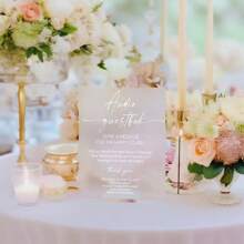 Libro de visitas de acrílico para audio para boda - Deja un mensaje para los recién casados sin electricidad - Elegante aspecto de vidrio transparente para la decoración de la fiesta de boda