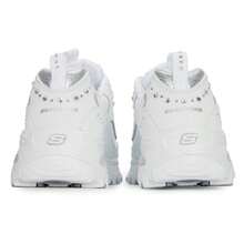 Skechers 女士休闲鞋 D'LITES 轻便舒适运动休闲鞋 11979-WSL - 白色 - 查看 3