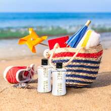 15/5/10pcs Travel Bottles With Flip Cap Clear Plastic Travel Size Containers Portable Leak Proof Squeeze Bottle Refillable Empty Cosmetic Containers For Liquid Shampoo Lotion Equipped With Waterproof Labels Very Easy To Pack And Travel Thanksgiving, Halloween, And Christmas Are Applicable