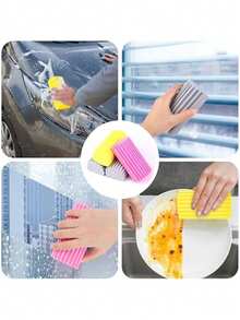 1/3块清洁棉海绵厨房不粘油清洁块洗脸盆吸水清洁棉吸水海绵家用海绵块