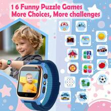 Sistema electrónico de aprendizaje educativo multifuncional para niños, consola de juegos infantil con pantalla táctil completa, juegos educativos, audiolibros, reproductor de música, linterna, reloj despertador, regalo de cumpleaños para niños/niñas