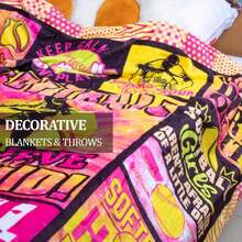 Softball Flannel Throw Blanket Gifts For Team Loversblanket For Multipurpose, 280G Fabric Weight Flannel Fabric Single-Sided Printing - Nhiều màu - Xem 6