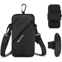 Soportes para Teléfonos con Bandas para el Brazo, Pequeñas Bolsas Cruzadas con Bandas para el Brazo, Ajuste para iPhone y Todos los Teléfonos Celulares, Uso para Correr, Caminar, Hacer Senderismo y Andar en Bicicleta (Talla Grande, Negro) - Caqui - Ver 9