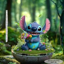 Disney 2D Flat, Disney Mickey Mouse Welcome Acrylic Garden Planter - Weatherproof Outdoor Decoration For Flower Pots, Lawn, Balcony & Backyard - Ideal Housewarming Gift For Friends And Family, Outdoor Decor | Playful Design | Durable Outdoor Decor, Mickey Mouse Decor