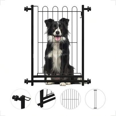 WT STORE Grade Portão Proteção Pet Cachorro 70 A 85 Cm Criança Cães Segurança Cercado