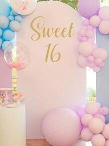 Happy Birthday Decal For Balloon Arch,Balloon Arch Backdrop Decorations,Happy Birthday Party Decorations, Happy Birthday Decal Sign For Arch Ideas,Home Harmony