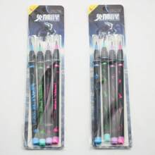 Matita a forma di stella dell'alunno Baili, può essere sostituita con penne a uovo senza lama, disponibile in 4 confezioni con diversi stili, adatta per la stagione di ritorno a scuola, premi scolastici, regali di compleanno, regali per feste, regali per vacanze, forniture scolastiche