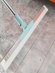 1支加厚耐用可伸缩无缝硅胶魔力扫帚，干湿两用，硅胶地板刮水器，浴室地板刮刀，窗户刮水器，水渍去除器，适用于地板、玻璃、瓷砖、窗户，可去除水渍、灰尘、宠物毛发，清洁用品，清洁工具