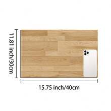 1pc Wood Grain Pattern Printed Absorbent Mat, Suitable For Espresso Machine, Sink, Faucet, Cup Holder, Home Decor, Kitchen & Bathroom Accessories - Multicolor - View 36