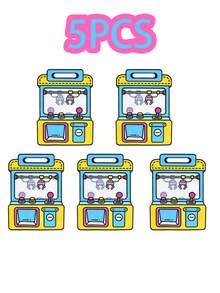 5/10/20Pcs Cute Doll Design Gift Bags, Zipper Closure Plastic Snack Bag Suitable For Birthday, Party, Holidays - Daily/Party/Festival Use - Multicolor - View 13