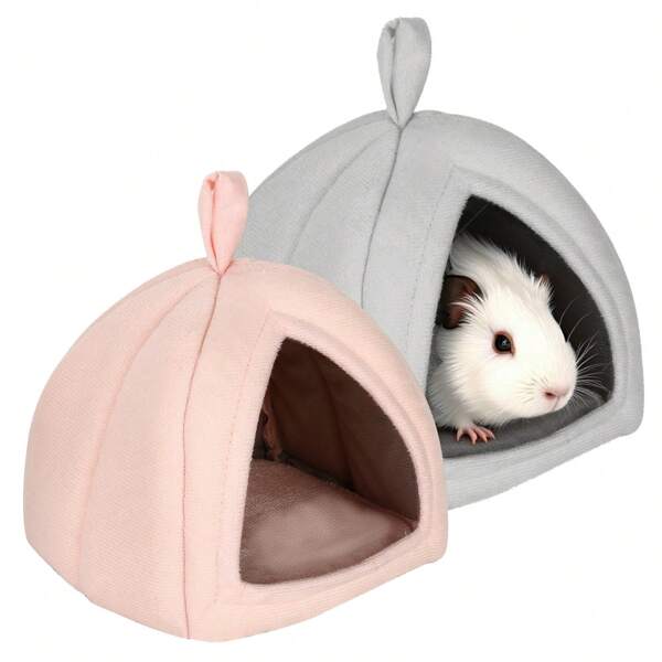 1 Pc Guinea Pig Hideout Bed Rabbit House Cave Accessories Cozy Hide-Out For Bunny Hedgehog Ferret Chinchilla&Other Small Animals