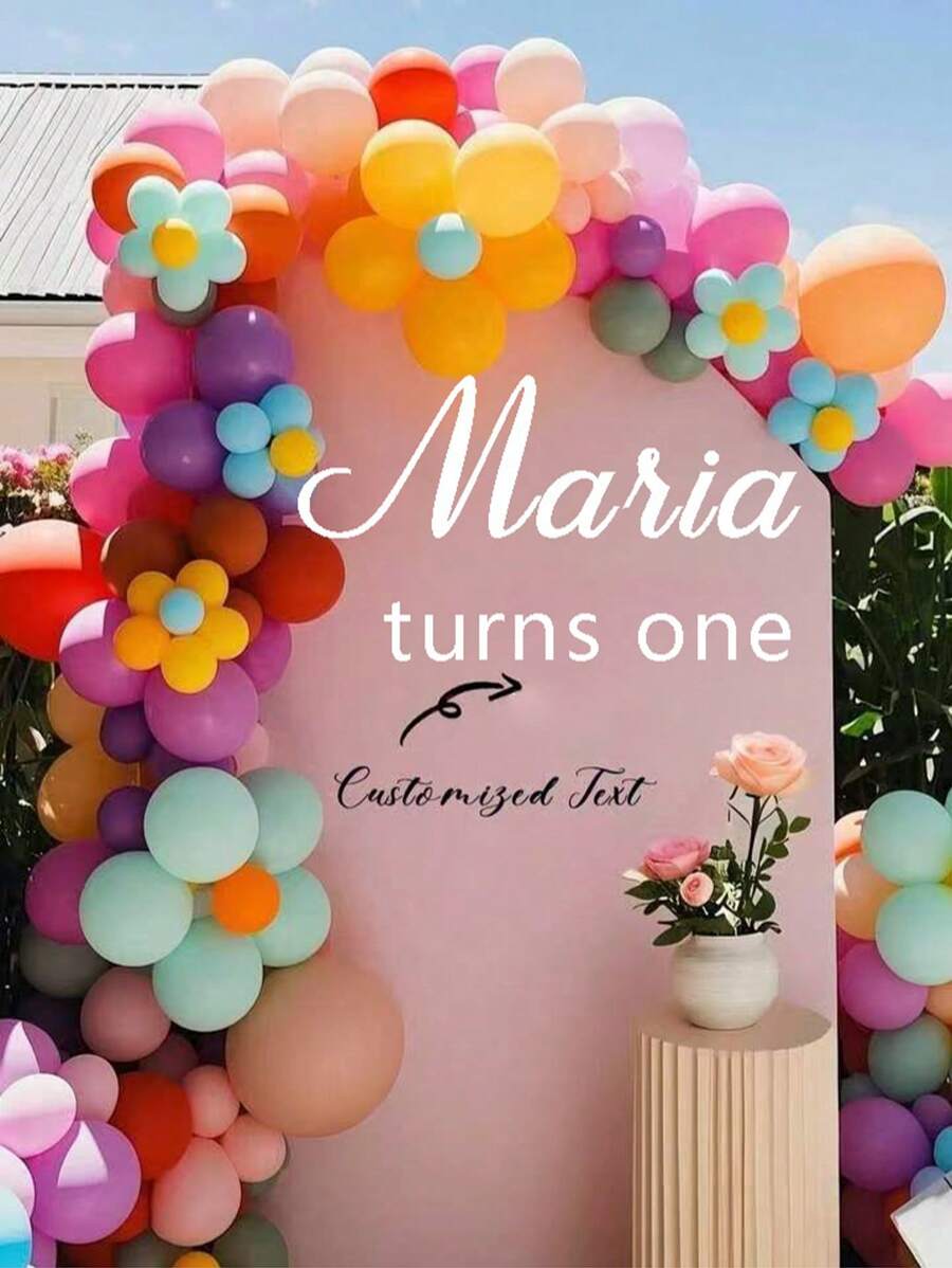 Happy Birthday Decal For Balloon Arch,Balloon Arch Backdrop Decorations,Happy Birthday Party Decorations, Happy Birthday Decal Sign For Arch Ideas,Home Harmony