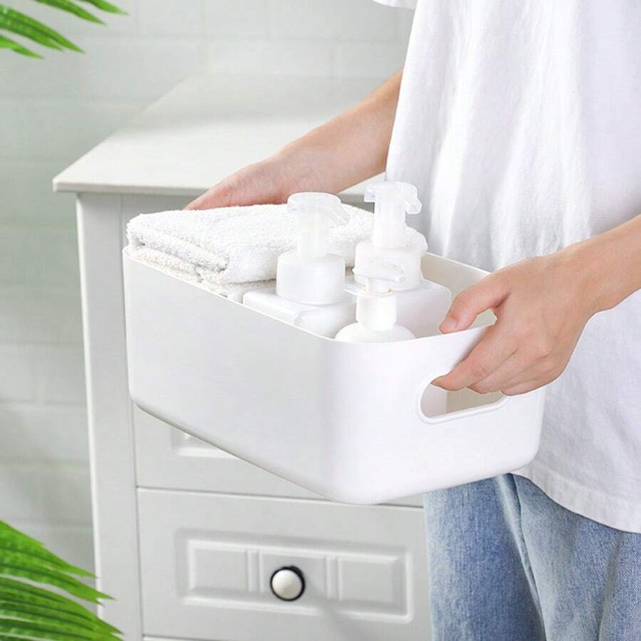 1/5/10 Desktop Storage Boxes, 1.764-Ounce Cosmetic And Snack Organizing Storage Boxes With A Dual-Handle Design. They Can Be Used To Store Snacks, Cosmetics, Desktop Sundries, And Serve As Small Household Storage Tools For Dining Rooms, Kitchens, And Living Rooms.