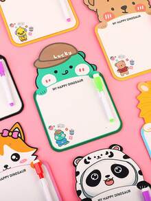 儿童卡通可擦写画板，双面书写和绘画，早教教育白板，可重写涂鸦板，学生创意文具，学校用品，返校