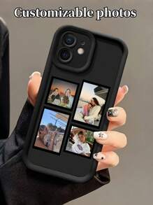 1 pièce Coque de téléphone personnalisée avec nom, Coque de téléphone personnalisée à DIY. Protection corps complet, absorption des chocs, prise en main confortable. Meilleur cadeau pour les amis, la famille, les couples. Compatible avec iPhone11/12/13/14/15 Pro Max, Galaxy A15/A25/A35/A55/S23/24 Ultra, Redmi, OPPO