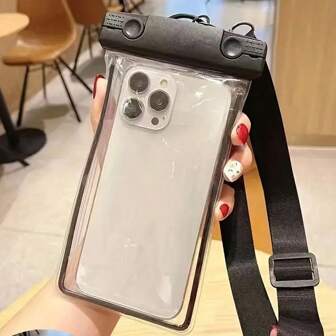 1 pieza Funda impermeable para teléfono móvil con engrosamiento, funda impermeable para teléfono móvil, funda impermeable para fotografía submarina, bolsa impermeable para teléfono móvil