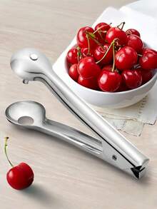 1/2pcs Cherry Pitter, Reusable Hand-Operated Pitter, Fruit Pitter, Versatile Pitting Tool, RV Outdoor Camping Equipment - Multicolor - View 2