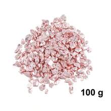 1包100克/200克什锦金箔，不对称金属玻璃片，适用于环氧树脂模具、美甲、DIY花瓶填充物、珠宝制作和工艺装饰，尺寸1.5-3毫米