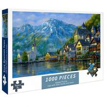 1000pcs Adult Landscape Jigsaw Puzzle Large Circular Puzzle Toys Exercise Your Brain! - Multicolor - View 13