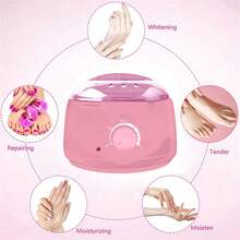 Wax Heater Depilation Machine, Suitable For Hands, Feet, Body SPA Hair Removal, Includes Wax Pot, Wax Beans And Wooden Sticks - View 7