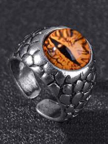 1 Pc New Charm Purple Dragon Eye Rings For Men Women Clarw Punk Hip Hop Animal Ring Fashion Party Jewelry Gifts