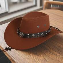 Women Funny Hat - 紅棕色 - 查看 4