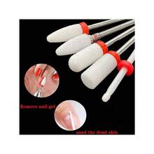 Bộ 5/4/1 mũi khoan móng bằng gốm xoay cho dụng cụ làm móng tay, móng chân điện Bộ giũa móng chuyên nghiệp cấp salon - Nhiều màu - Xem 16