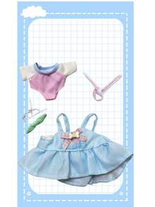 Ropa de 20cm de muñeca, vestido aleatorio, ropa de peluche intercambiable para muñecas vivientes. (Se vende solo la ropa. Los pequeños accesorios en la ropa son aleatorios. ¡Piénsalo bien antes de comprar si te importa!) - Multicolor - Ver 15