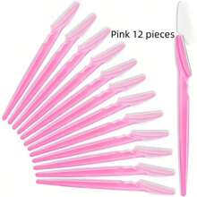 80/60/50/40/30/12pcs Multifunctional Portable Eyebrow Trimmer, Multi-Function Hair Removal Tool, Trimming And Shaping Shaver With Dust-Proof Protective Design Cover, Suitable For Men And Women Facial Hair Removal