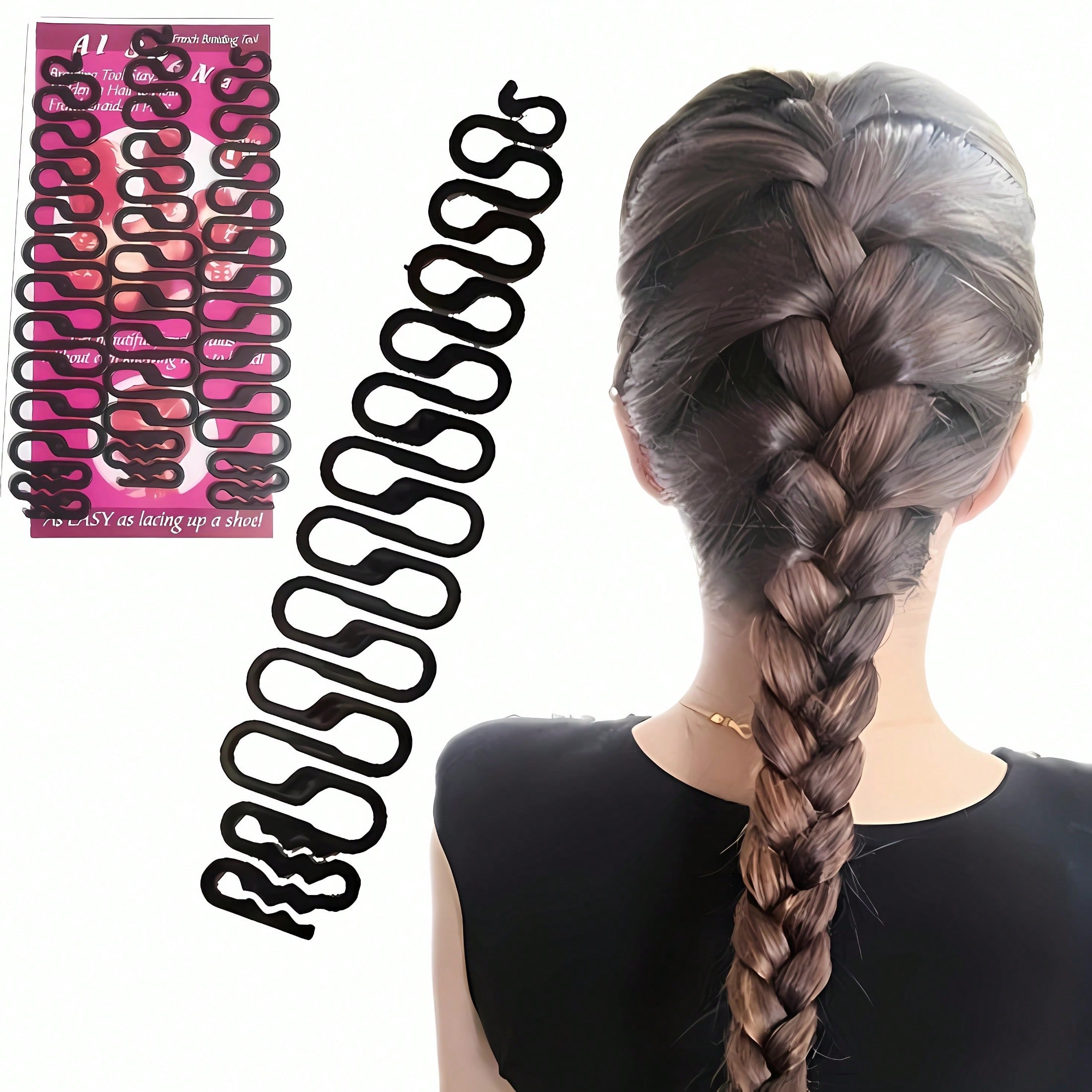 9-Piece Fishbone Braiding Tool Set - Effortless Magic Hair Twist And Modeling Accessories, Suitable For Fried Dough Twists And Various Elegant Ponytails, The Perfect Hairdressing Set For Beauty Lovers,Hair Tools,Hair Items,Travel Essential,Travel,Barber,H
