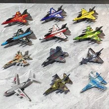 战斗机模型飞机玩具组合，适合青少年，惯性滑翔机，家居装饰展示收藏。它是新年、万圣节、圣诞节和生日的绝佳礼物，也可用作家居和房间装饰。