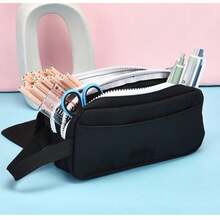 1pc Large Capacity Pencil Case, Customizable Pattern, Text Signature, High-Appearance Stationery Bag, Suitable As Teacher's Gift, Student's Gift, Or Friend's Gift - Multicolor - View 6