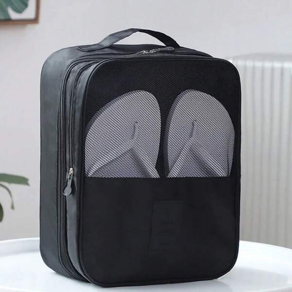 Sac de voyage portable à 3 couches, sac de rangement multifonctionnel pour articles de toilette, sous-vêtements, vêtements et accessoires