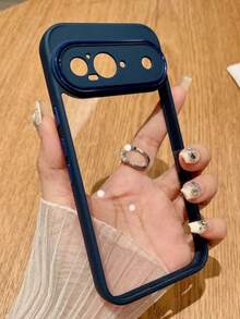 New Transparent Protective Case Compatible With Google Pixel 10/10 Pro 10 Pro XL 9A 9 Pro/9/9 Pro XL With Skin-Like Soft Edge And Anti-Fall Protection - Blue - View 2