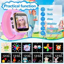 Sistema electrónico de aprendizaje educativo multifuncional para niños, consola de juegos infantil con pantalla táctil completa, juegos educativos, audiolibros, reproductor de música, linterna, reloj despertador, regalo de cumpleaños para niños/niñas
