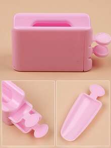 1/2/3 件双层抽屉式指甲粉回收盒，带闪光指甲粉收纳盒，渗透粉水钻闪光粉回收容器配件，家庭美甲 DIY 沙龙用品工具，美甲用品，美甲工具，美甲工具，返校，指甲，按压指甲用美甲工具