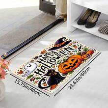 1pc Halloween Rug, Faux Sheepskin Backed With TPR, Soft, Durable And Machine Washable Floor Covering For Entrances, Doorways, Indoor, Suitable For Living Room, Bathroom, Bedroom, Gaming Room, Laundry, Dorm Decor, Stain Resistant - Multicolor - View 14