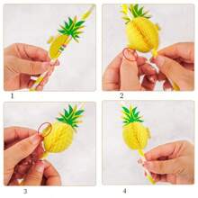 10 支水果装饰吸管，创意设计，适合甜点、奶茶、酒吧派对、学校用品