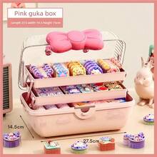 Bow Hair Accessory Organizer Box, Cute Hair Clips, Pins, Jewelry, Makeup Item Dust-Proof Storage Box ,Jewellery Box,Pouch,Makeup Brush Holder,Brush Holder,Perfume Organiser,Pouch Bag - Multicolor - View 12