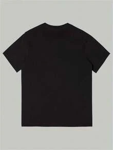 Dark Romance Trigger Warning Graphic T-Shirt – Women's Spicy Book Merch, Men's Fashionable Short-Sleeve, Comfortable 100% Cotton, S-XXXL, Black With White Design, Perfect For Summer - 黑色 - 查看 2