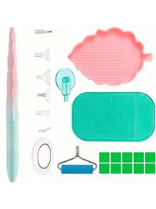 1 Set Gradient Resin Diamond Painting Pen And Accessories Kit, Main Tool For Diy Diamond Painting Art