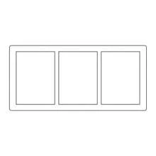Support en acrylique pour personnage d'anime et carte de jeu, porte-photo et cadre, organisateur de stockage épais transparent pour cartes de collection, 6,5 x 9,1 yard