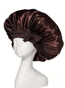 1pc Luxurious Satin & Silk Bonnet For Sleeping - Adjustable Comfort Fit With Tie Band - Unisex Night Hair Protection For Men & Women Home Bathroom Decor Summer Bonnet Queen Silk Bonnet Satin Bonnet Hair Bonnet For Sleeping Braid Bonnet Adjustable Bonnet Tie Bonnet Night Cap Sleep Bonnet For Women Curly Hair Travel Essentials Travel Accessories Vacation Holiday Back To School