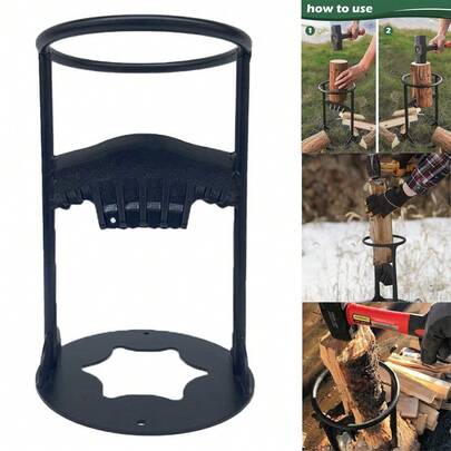 Manual Firewood Splitter Heavy Duty Log Wood Splitting Cutter Kindling Cracker