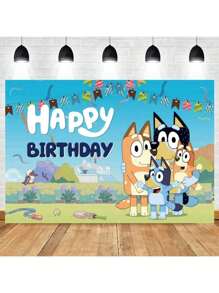 Bluey Suministros, decoración y escenario para fiesta temática de Bluey, regalos perfectos para fiestas y días festivos, decoración de cumpleaños de carnaval (estilo y color aleatorios)