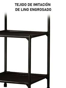 1 Pieza Perchero Organizador de Armario Independiente, Simple Árbol de Pasillo con 2 Estantes de Almacenamiento, Organizador de Almacenamiento de Esquina, para Entrada, Dormitorio, Negro - Multicolor - Ver 9