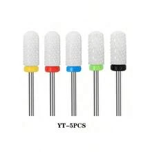 Bộ 5/4/1 mũi khoan móng bằng gốm xoay cho dụng cụ làm móng tay, móng chân điện Bộ giũa móng chuyên nghiệp cấp salon - Nhiều màu - Xem 9