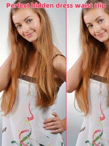 1/3/6 Piezas Clips de Vestido de Moda para Mujer, Clips para Camisa, Clip Cinturón de Cintura, Clips Corsé Invisible, Combinación de Anillo Circular