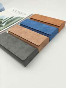 1pc Premium Lightweight Magnetic Closure Eyeglasses Case, Minimalist Design, Portable & Stylish